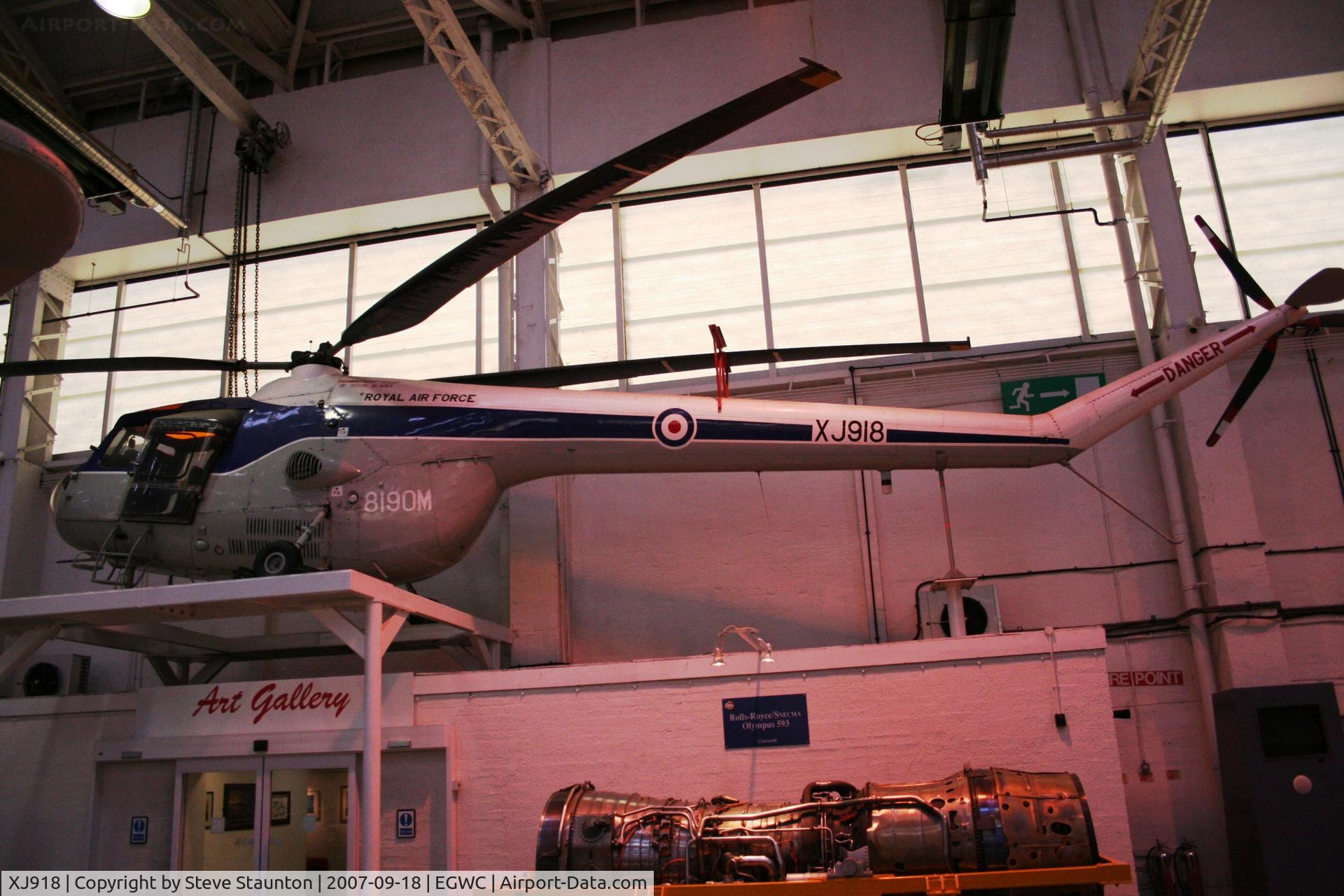 XJ918, Bristol 171 Sycamore HR.14 C/N 13414, Taken at Cosford 18th September 2007