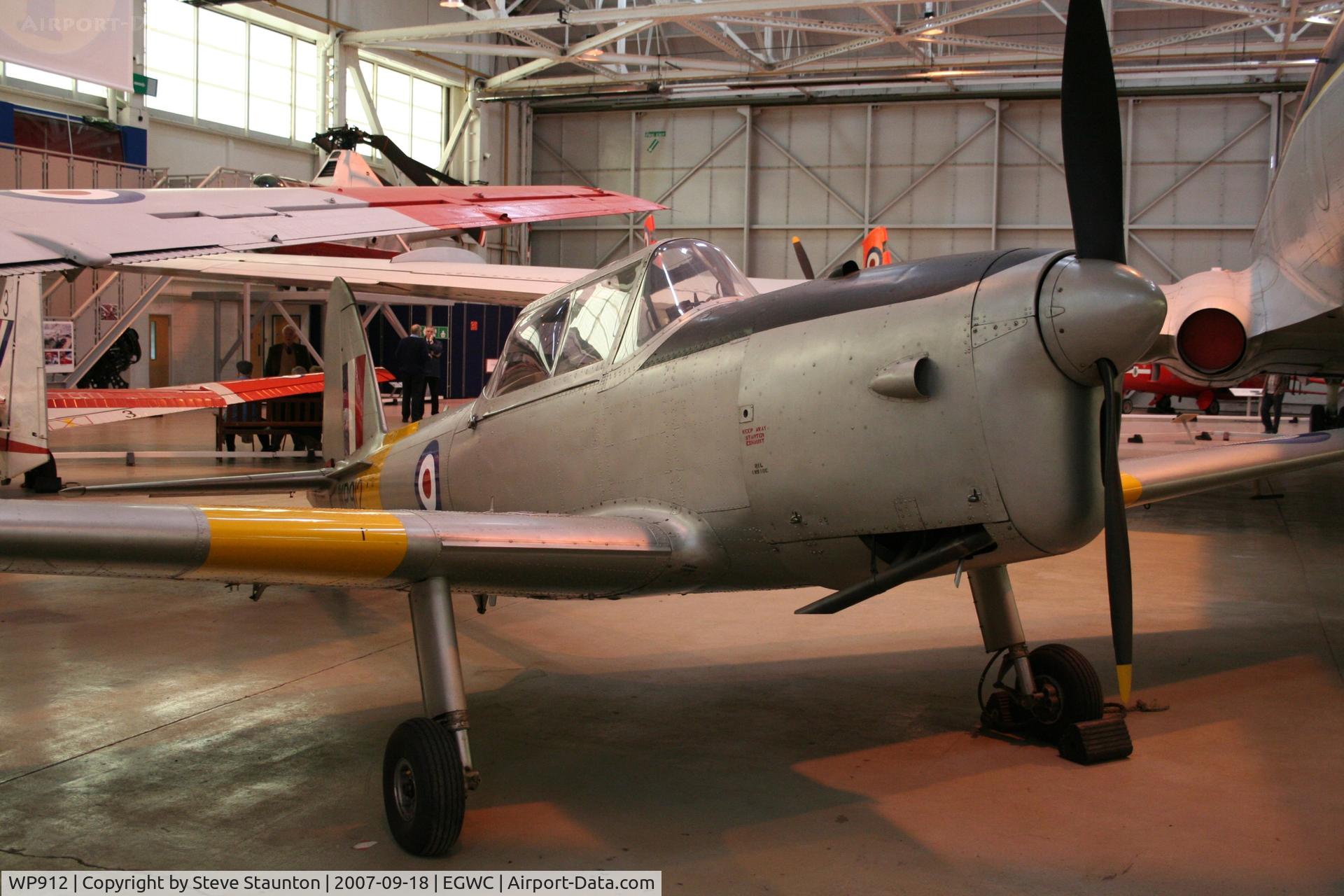 WP912, De Havilland DHC-1 Chipmunk T.10 C/N C1/0786, Taken at Cosford 18th September 2007