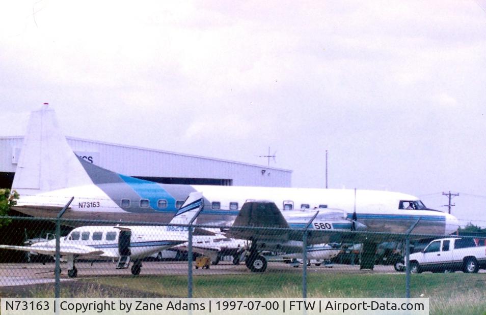 N73163, 1956 Convair 440 Metropolitan C/N 366, Convair at Meacham Field - Ft. Worth Fromer Sabina, Frontier, Metro, and American Eagle