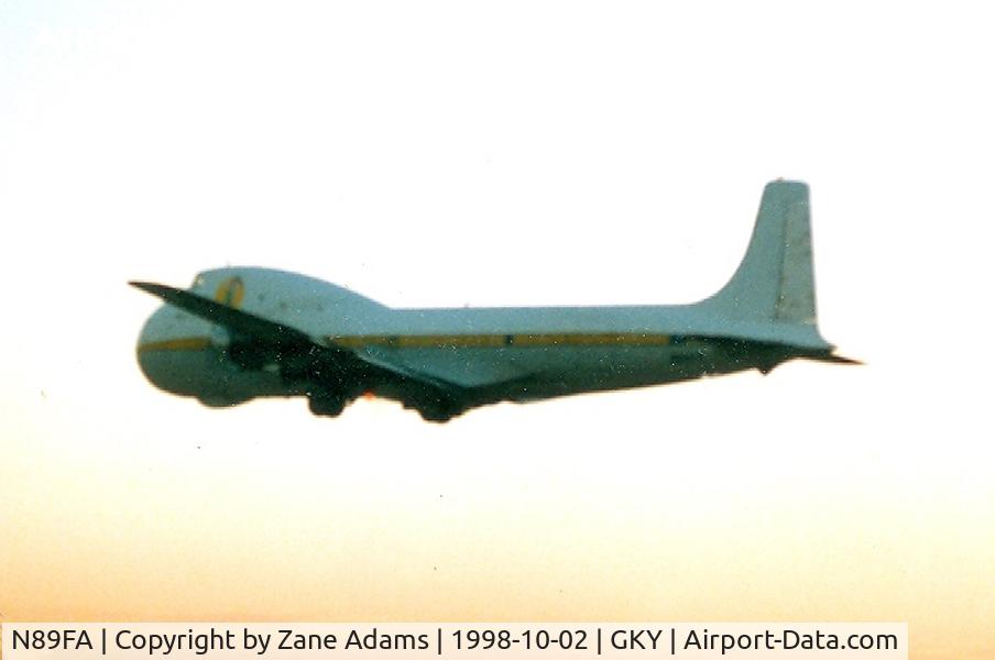 N89FA, 1944 Aviation Traders ATL-98 Carvair (C-54B) C/N 27249, This Aircraft started life as a C-54B 44-9023, before being converted into Carvair No.9 as G-ASHZ for British Air Ferries.