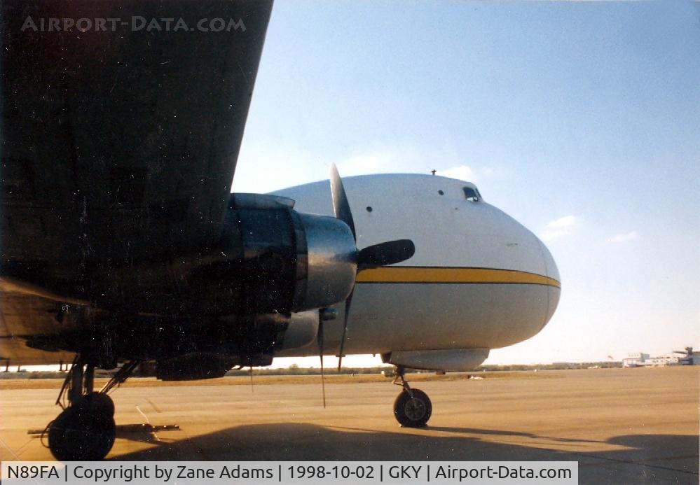 N89FA, 1944 Aviation Traders ATL-98 Carvair (C-54B) C/N 27249, This Aircraft started life as a C-54B 44-9023, before being converted into Carvair No.9 as G-ASHZ for British Air Ferries.