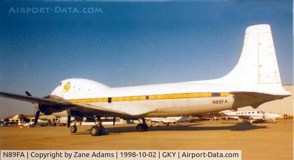 N89FA, 1944 Aviation Traders ATL-98 Carvair (C-54B) C/N 27249, This Aircraft started life as a C-54B 44-9023, before being converted into Carvair No.9 as G-ASHZ for British Air Ferries.
