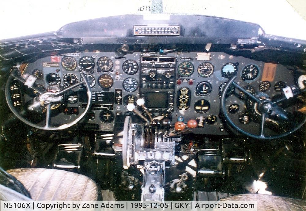 N5106X, 1943 Douglas DC3C-S1C3G (C-47) C/N 9058, DC-3 Cockpit