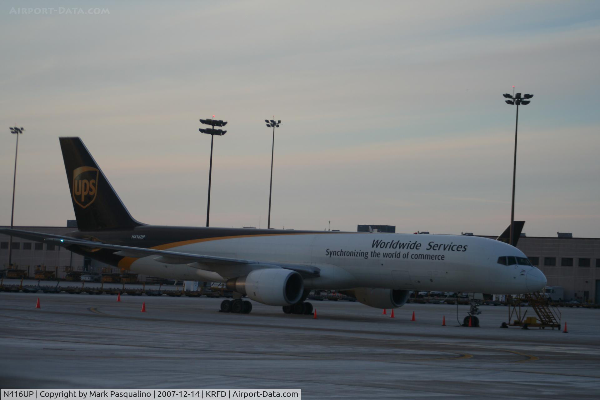 N416UP, 1990 Boeing 757-24APF C/N 23903, Boeing 757-200F