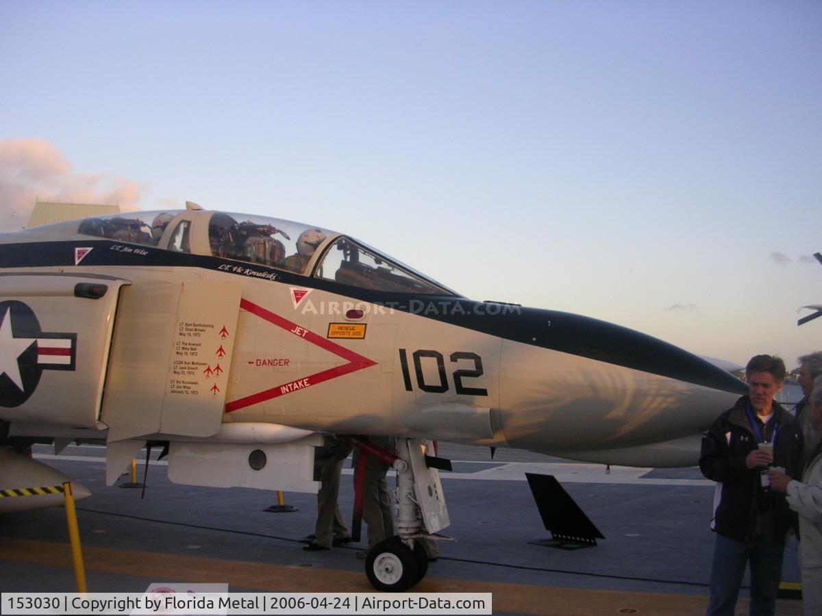 153030, McDonnell F-4N Phantom II C/N 1557, F-4H at Midway