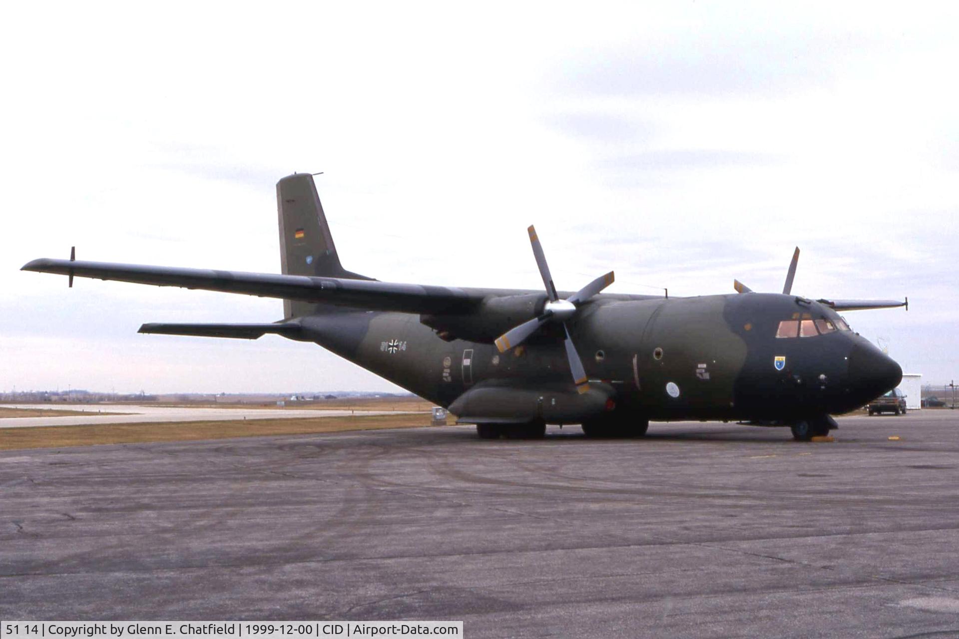 51 14, Transall C-160D C/N D151, German Transall C.160 from LTG-62 on the Rockwell-Collins ramp