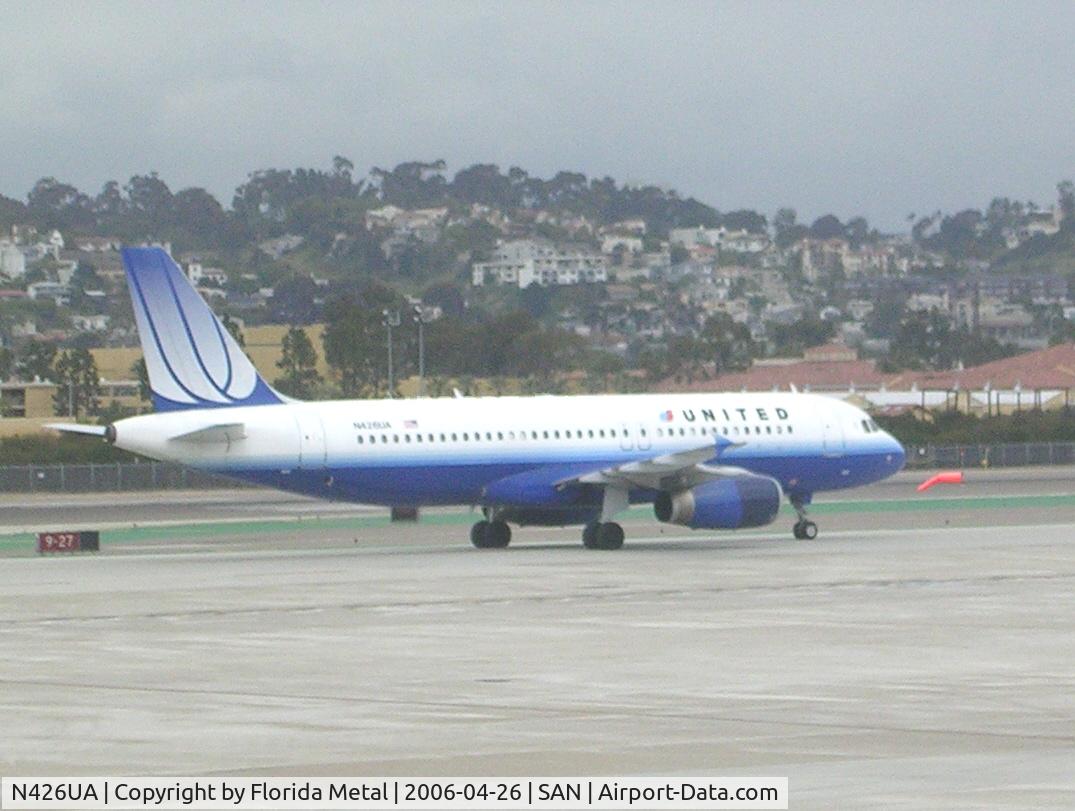 N426UA, 1995 Airbus A320-232 C/N 510, United