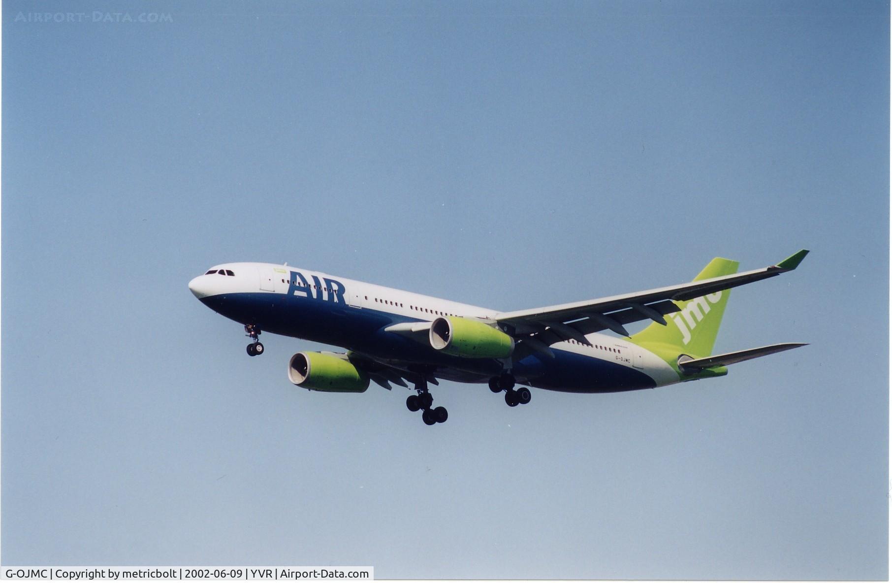 G-OJMC, 2002 Airbus A330-243 C/N 456, JMC Air is named after John Mason Cook,the son of Thomas Cook