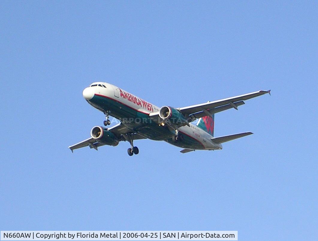 N660AW, 2000 Airbus A320-232 C/N 1234, America West