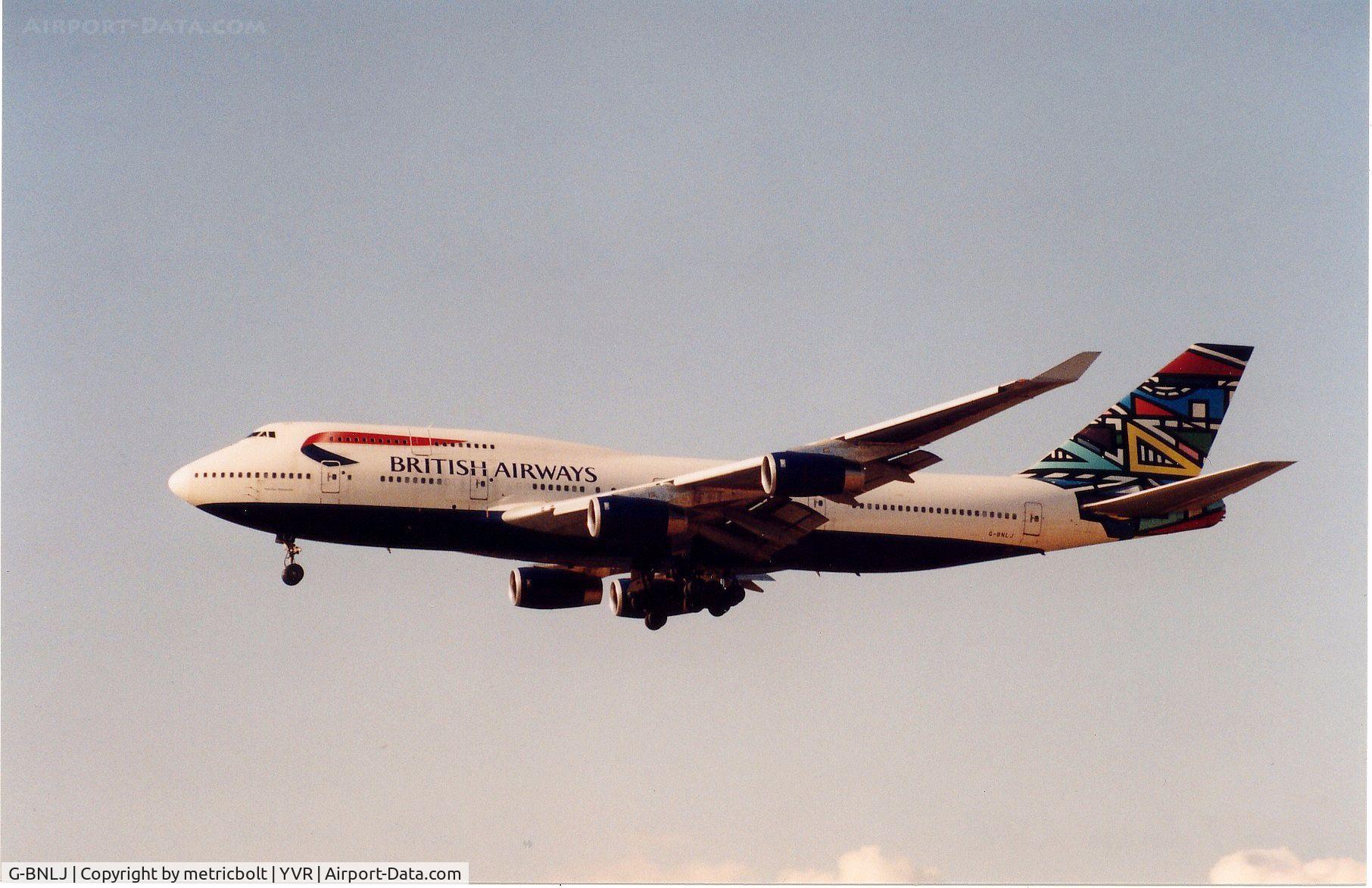 G-BNLJ, 1990 Boeing 747-436 C/N 24052, BA Ethnic Livery 