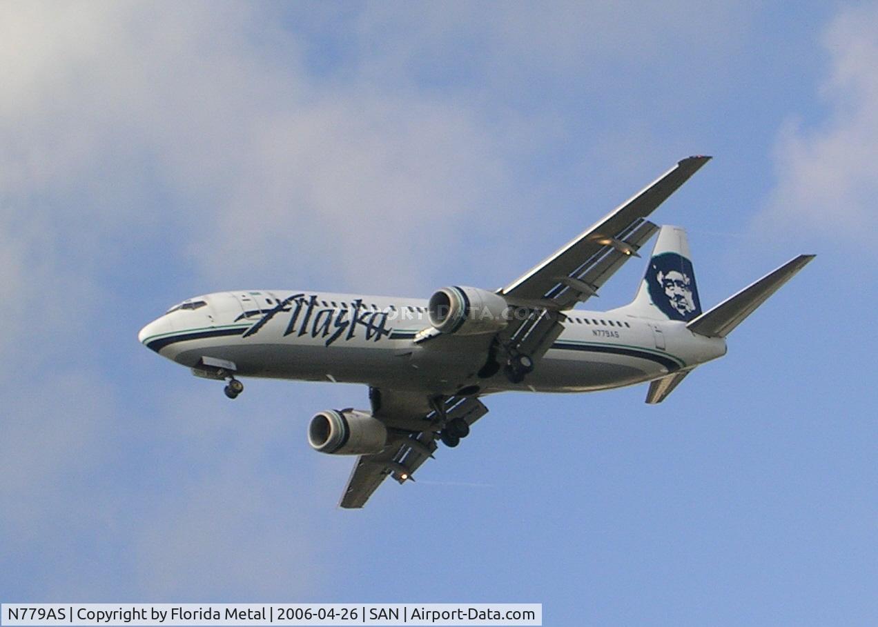 N779AS, 1994 Boeing 737-4Q8 C/N 25111, Alaska