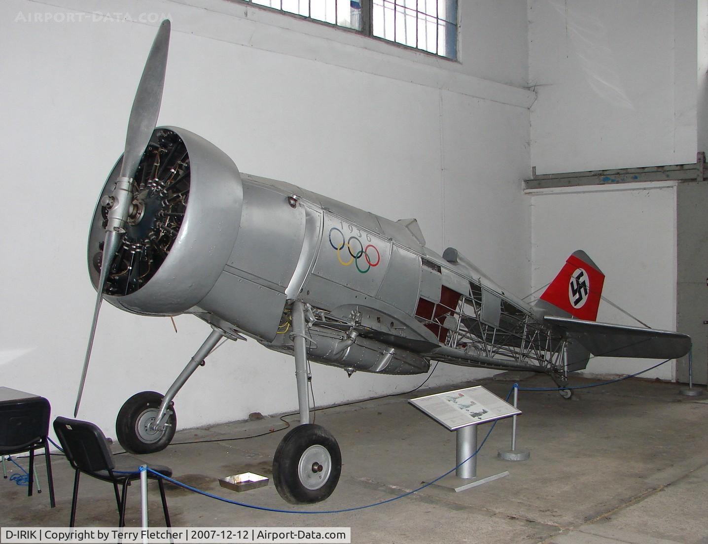 D-IRIK, 1933 Curtiss Hawk II C/N H81, at the Poland Aviation Museum in Krakow