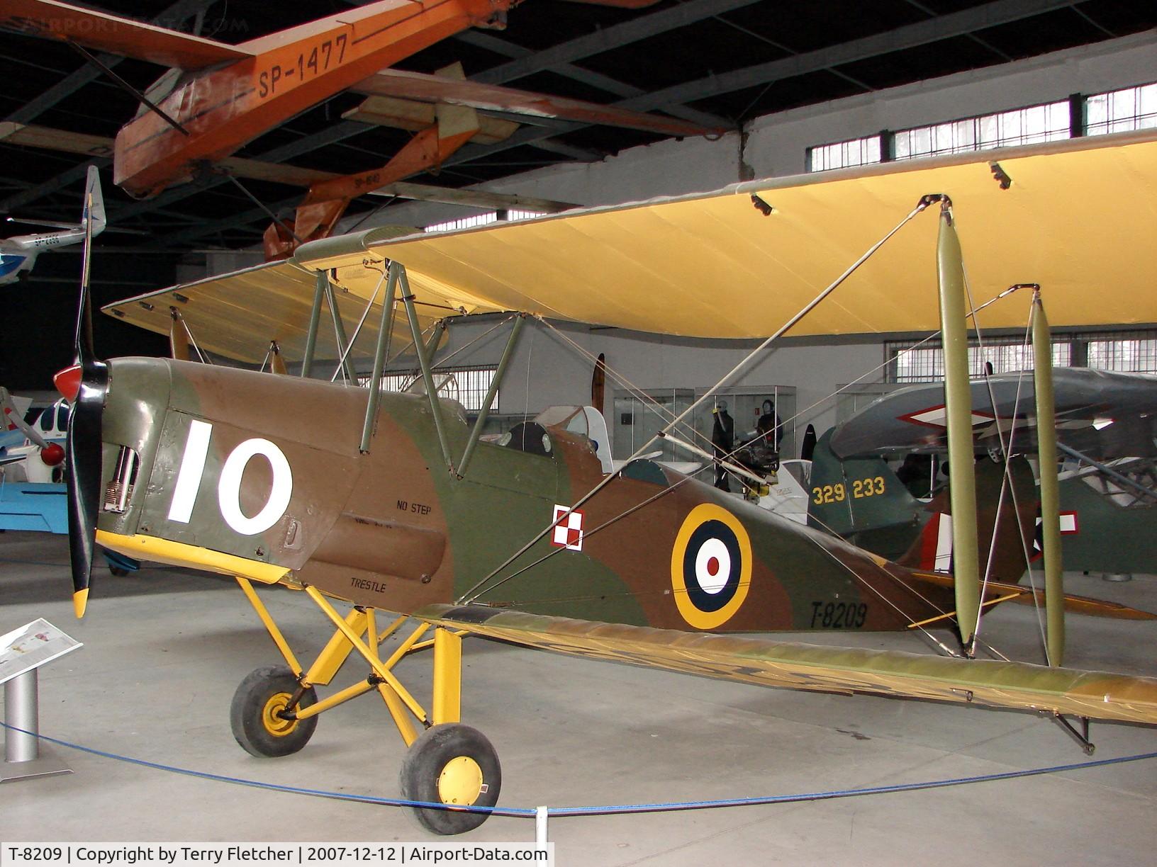 T-8209, 1932 De Havilland DH-82A Tiger Moth II C/N 84501, DH82A tiger Moth preserved at the Poland Aviation Museum in Krakow
