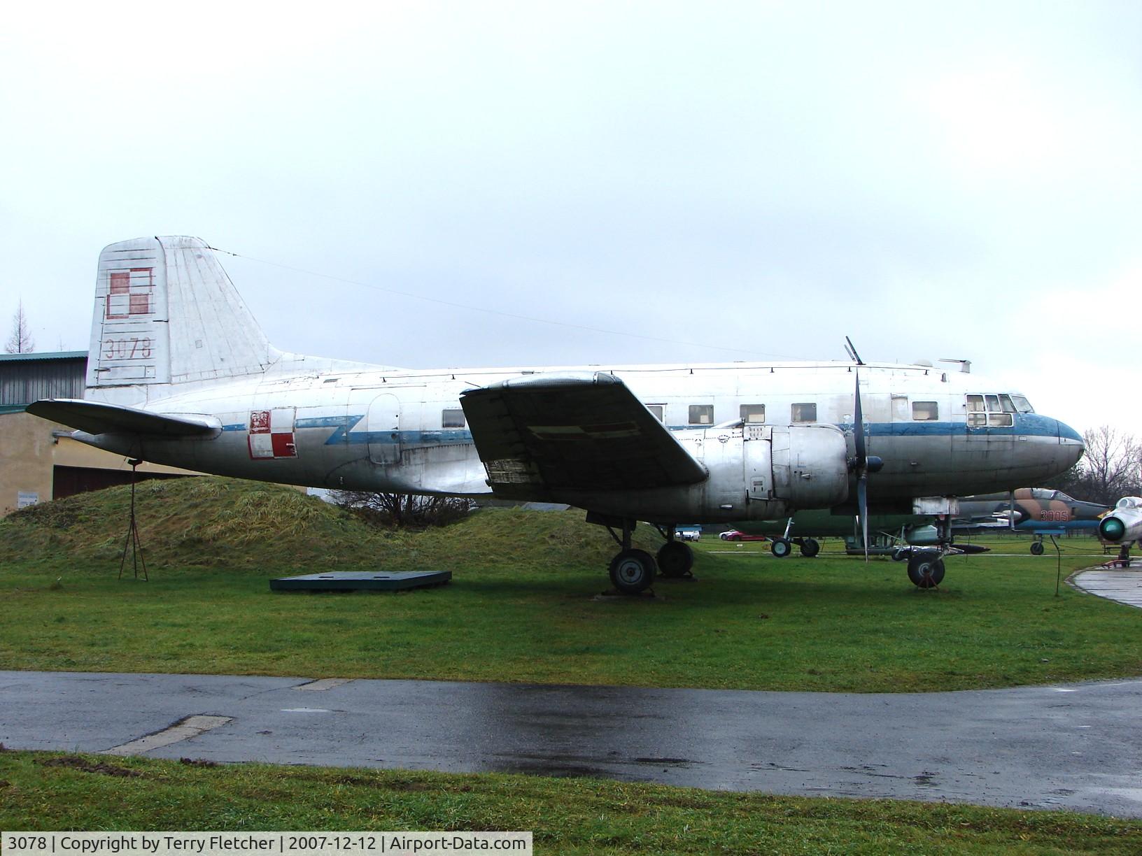 3078, 1959 Ilyushin (VEB) Il-14S C/N 14803078, This Ilyushin VEP 14P (c/n 14803078) is preserved at the Poland Aviation Museum in Krakow