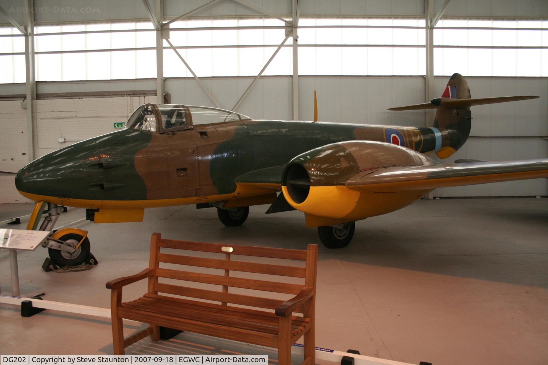 DG202, Gloster Meteor F.9/40 C/N Not found DG202, Taken at Cosford 18th September 2007