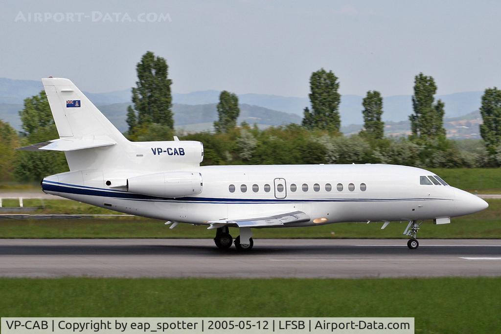 VP-CAB, 1994 Dassault Falcon 900 C/N 101, departing on rwy 16