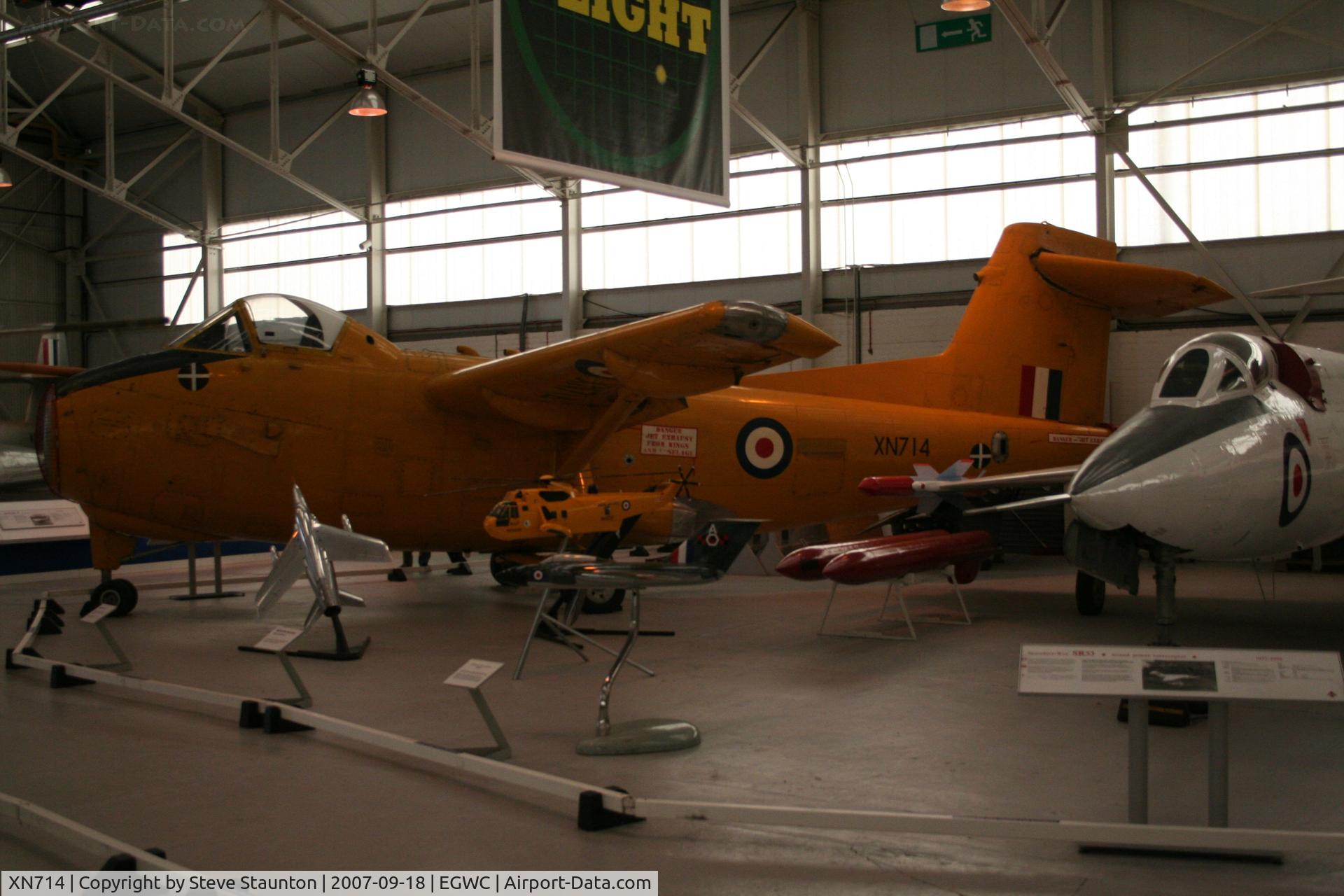 XN714, 1963 Hunting H.126 C/N H1-1, Taken at Cosford 18th September 2007