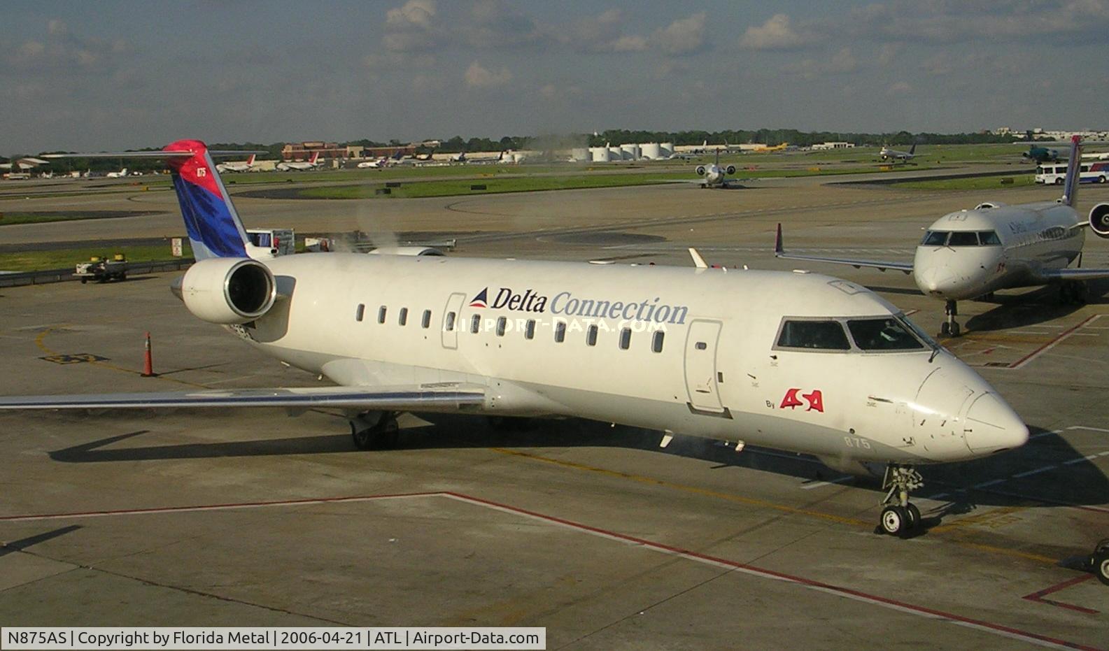 N875AS, 2001 Bombardier CRJ-200ER (CL-600-2B19) C/N 7559, ASA