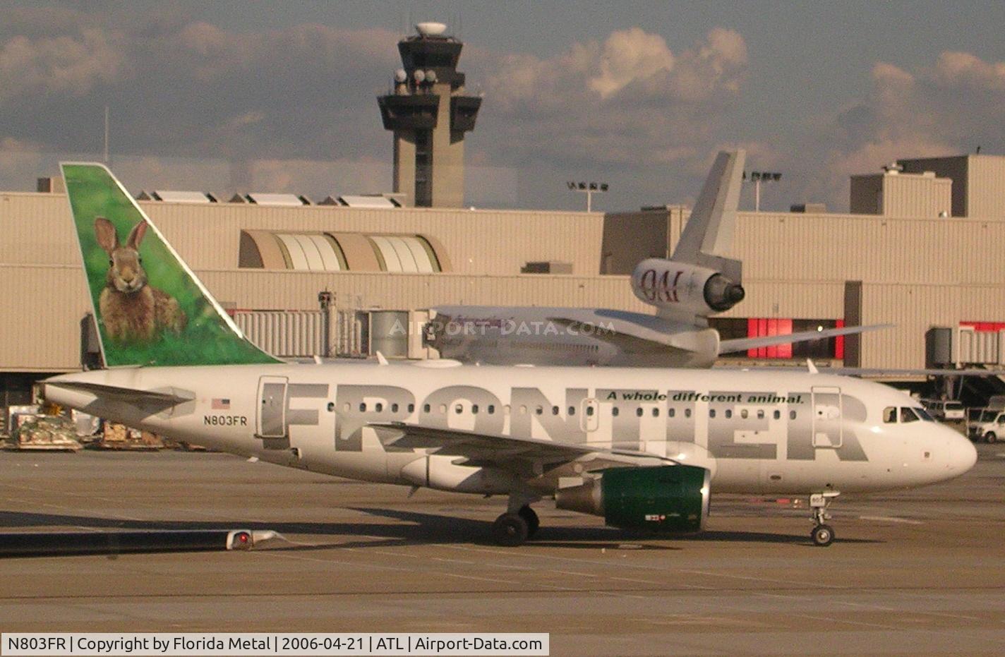 N803FR, 2003 Airbus A318-111 C/N 2017, Frontier