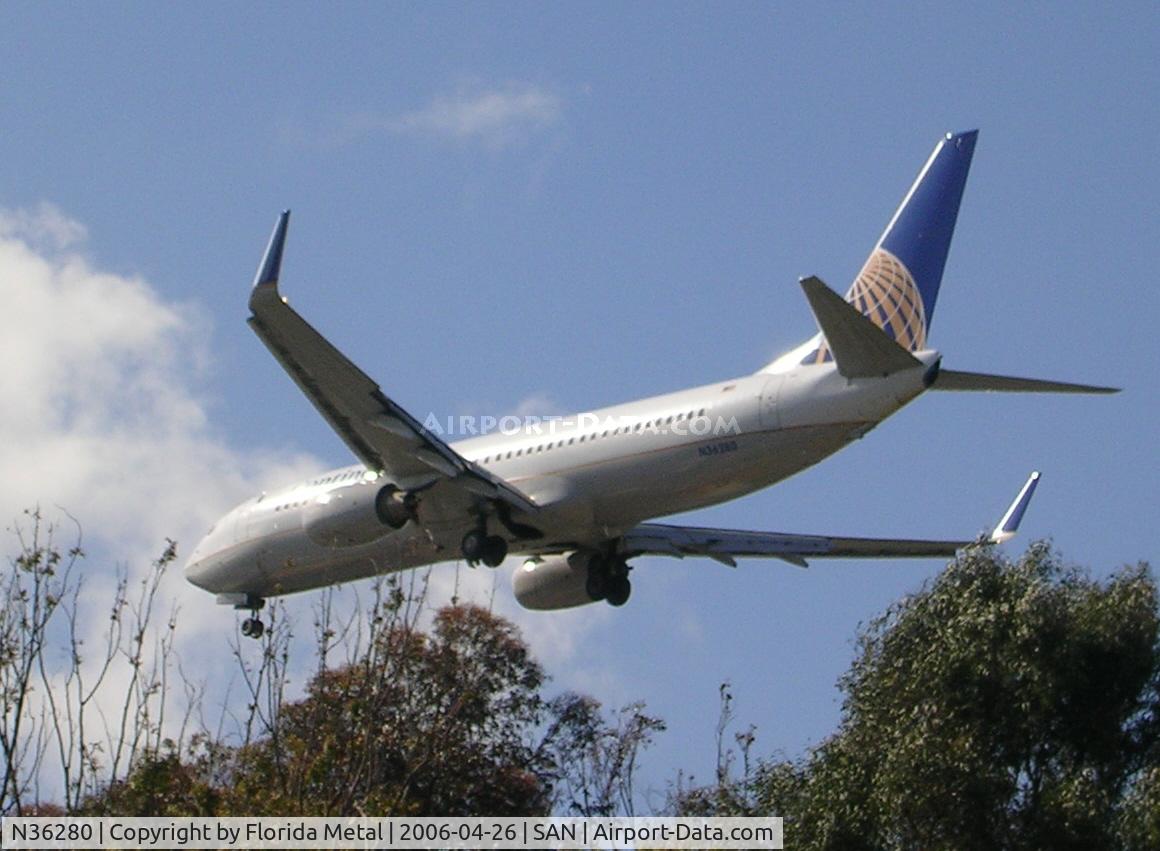 N36280, 2003 Boeing 737-824 C/N 31598, Continental