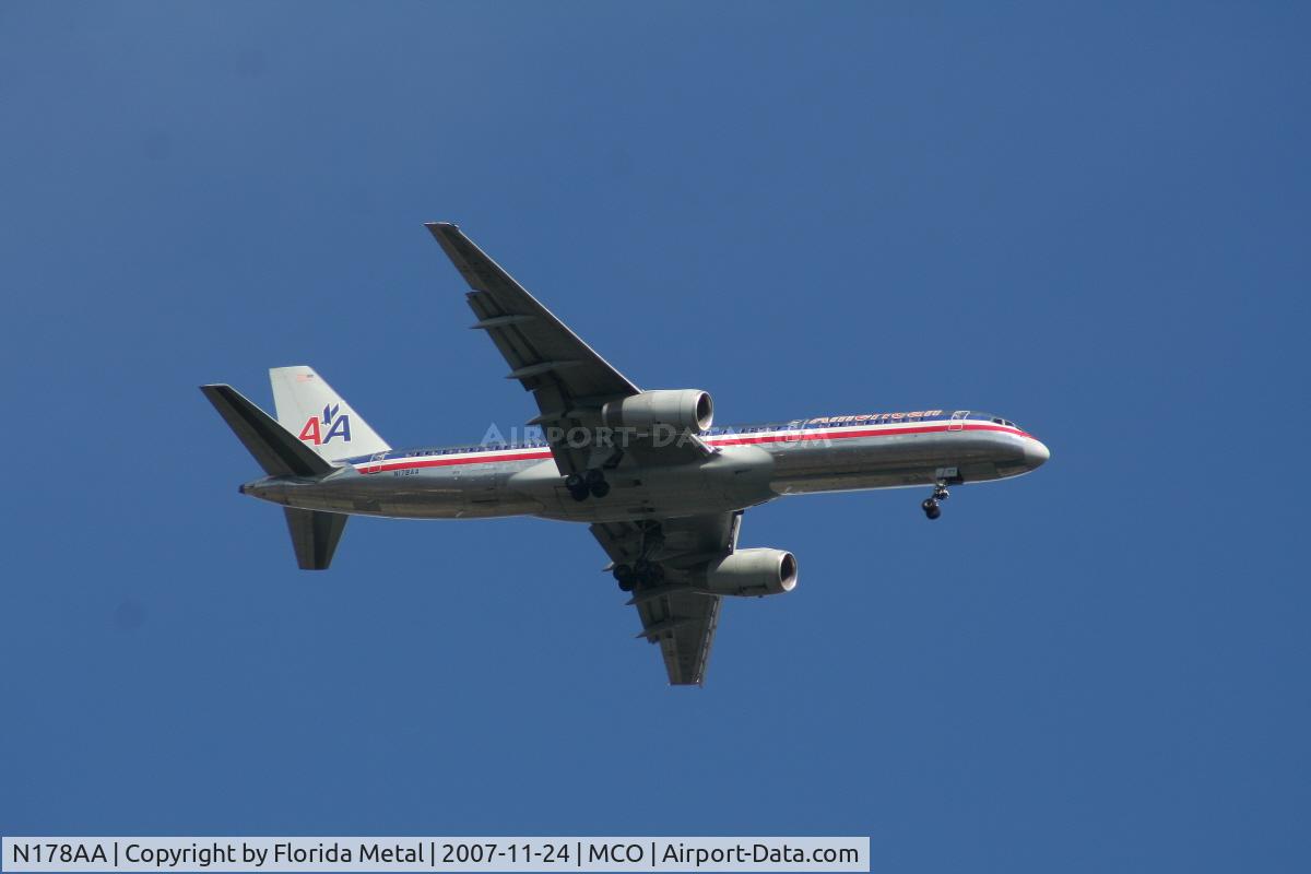 N178AA, 2002 Boeing 757-223 C/N 32398, American