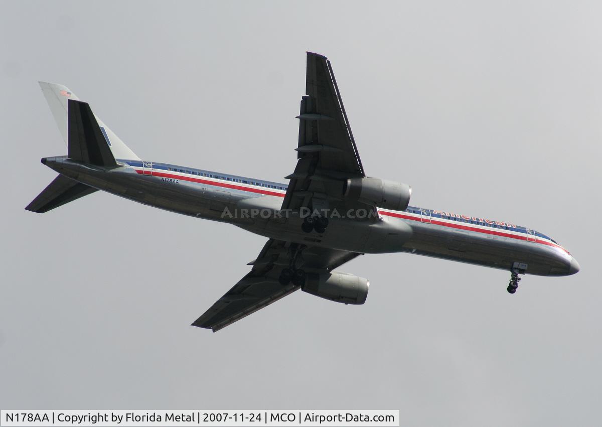 N178AA, 2002 Boeing 757-223 C/N 32398, American
