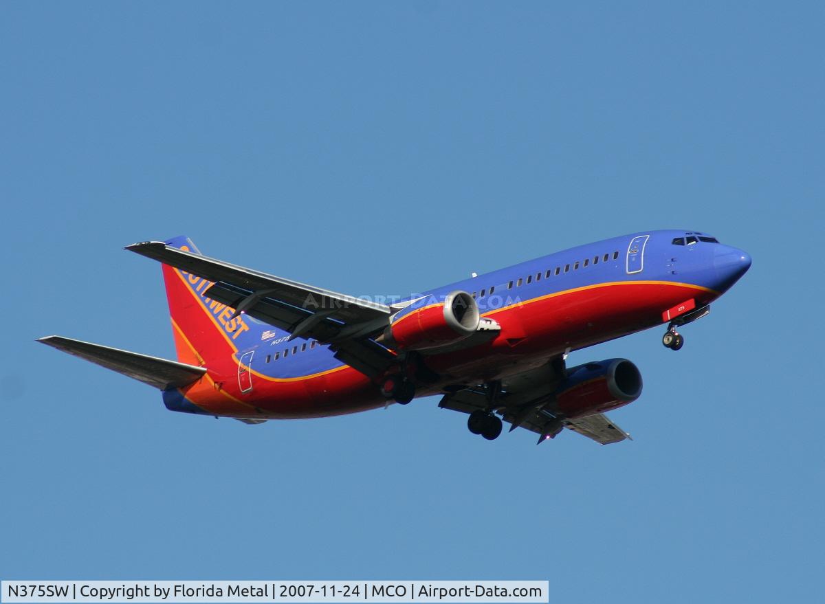 N375SW, 1993 Boeing 737-3H4 C/N 26583, Southwest