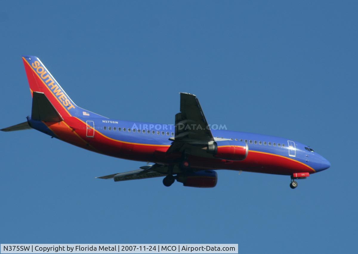 N375SW, 1993 Boeing 737-3H4 C/N 26583, Southwest