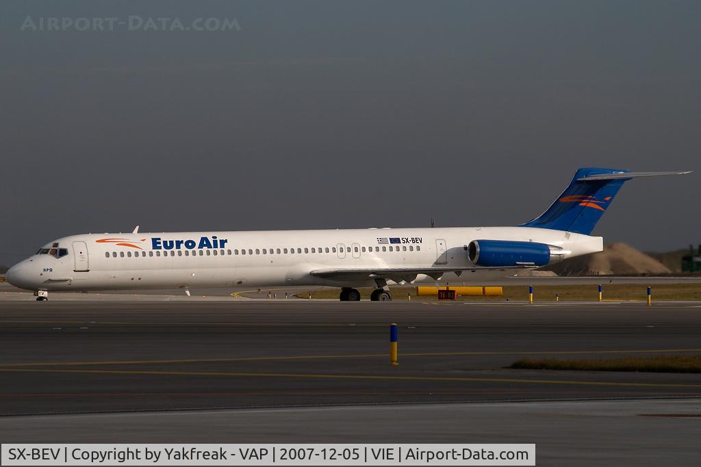 SX-BEV, 1988 McDonnell Douglas MD-83 (DC-9-83) C/N 49668, Euroair MD80