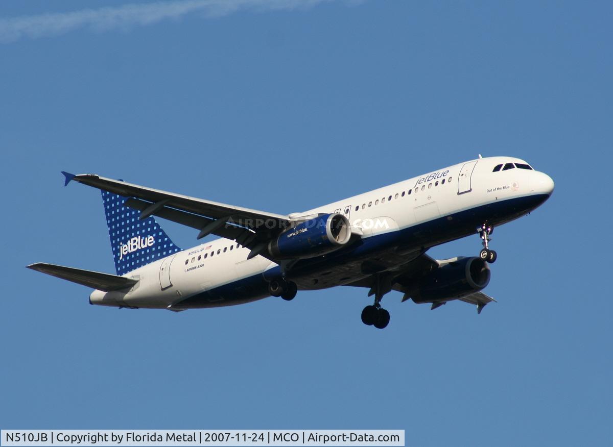 N510JB, 2000 Airbus A320-232 C/N 1280, Jet Blue