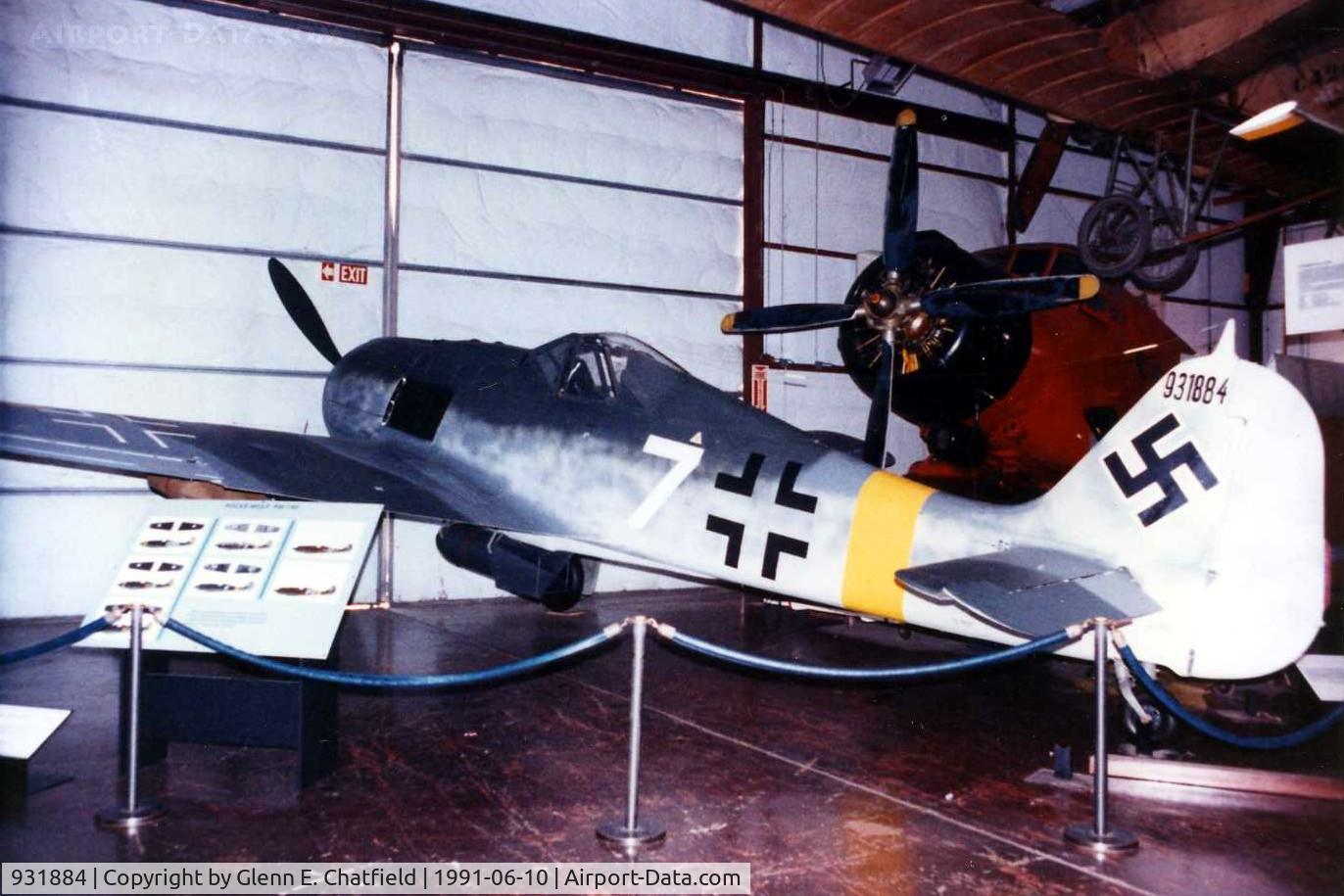 931884, 1943 Focke-Wulf Fw-190F-8 C/N 931884, FW.190F-8 at the National Air & Space Museum Garber Restoration Facility