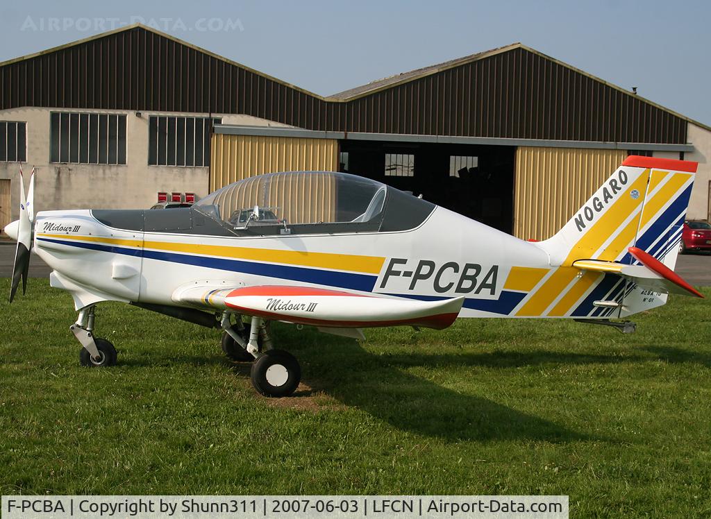 F-PCBA, Constructeur Amateur ACBA C/N 01, Parked in front of the hangar of ACBA