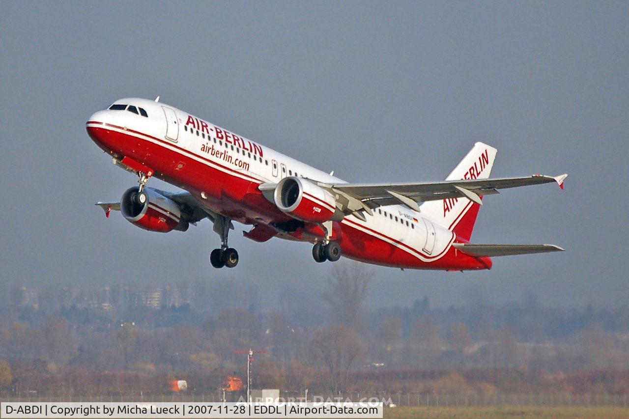 D-ABDI, 2006 Airbus A320-214 C/N 2853, Taking off