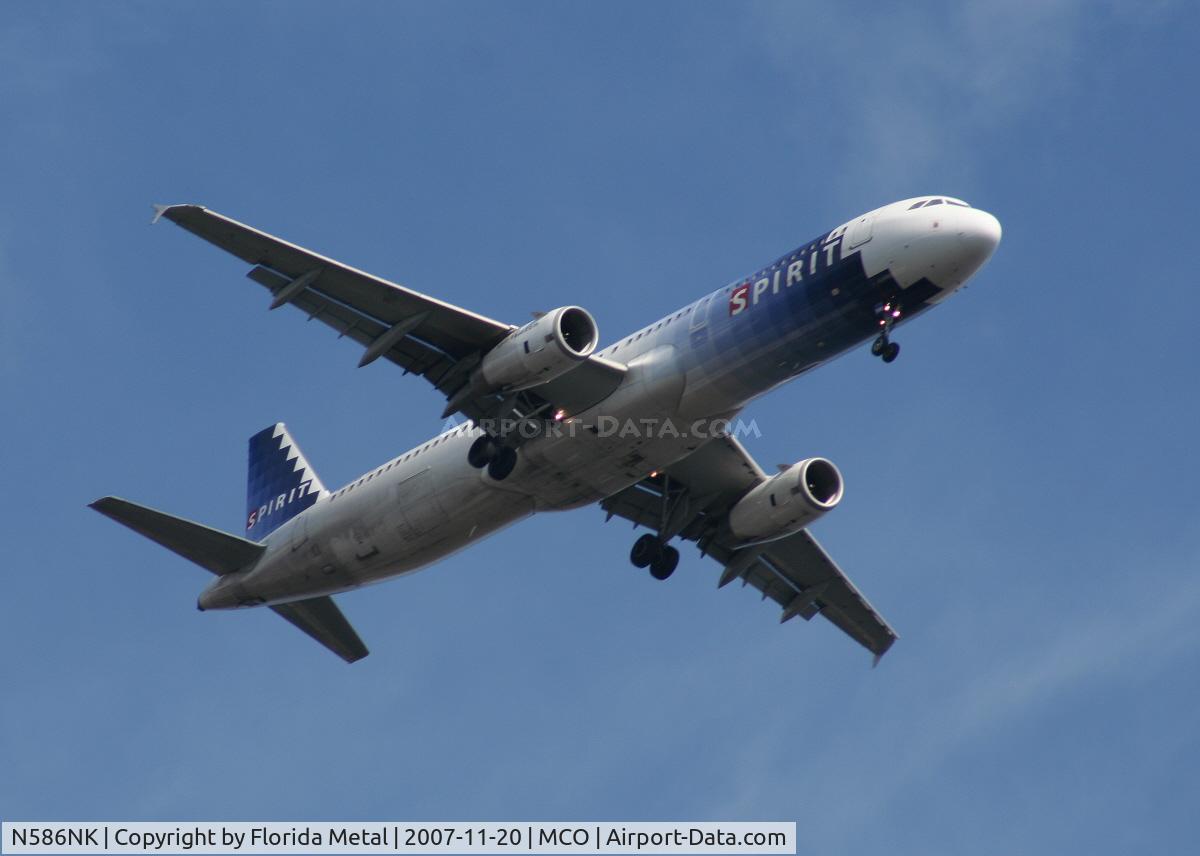 N586NK, 2002 Airbus A321-231 C/N 1794, Spirit