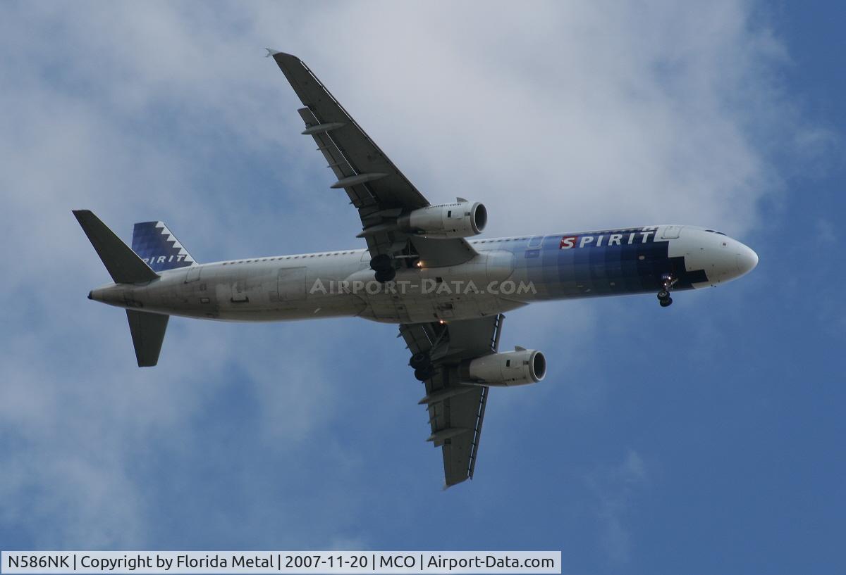 N586NK, 2002 Airbus A321-231 C/N 1794, Spirit