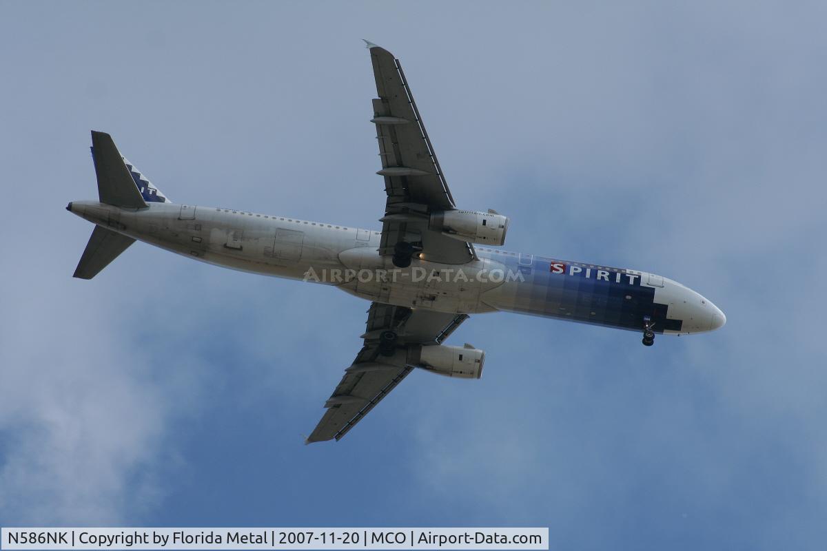 N586NK, 2002 Airbus A321-231 C/N 1794, Spirit