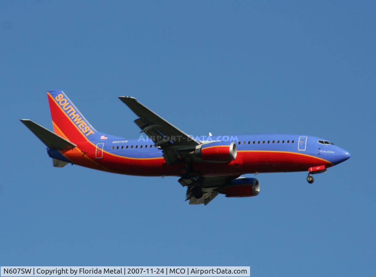N607SW, 1995 Boeing 737-3H4 C/N 27927, Southwest