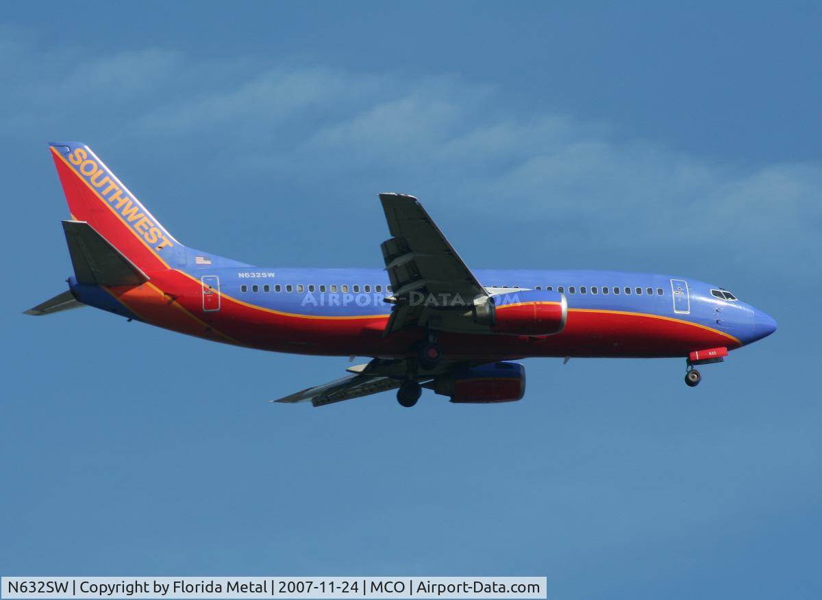 N632SW, 1996 Boeing 737-3H4 C/N 27707, Southwest