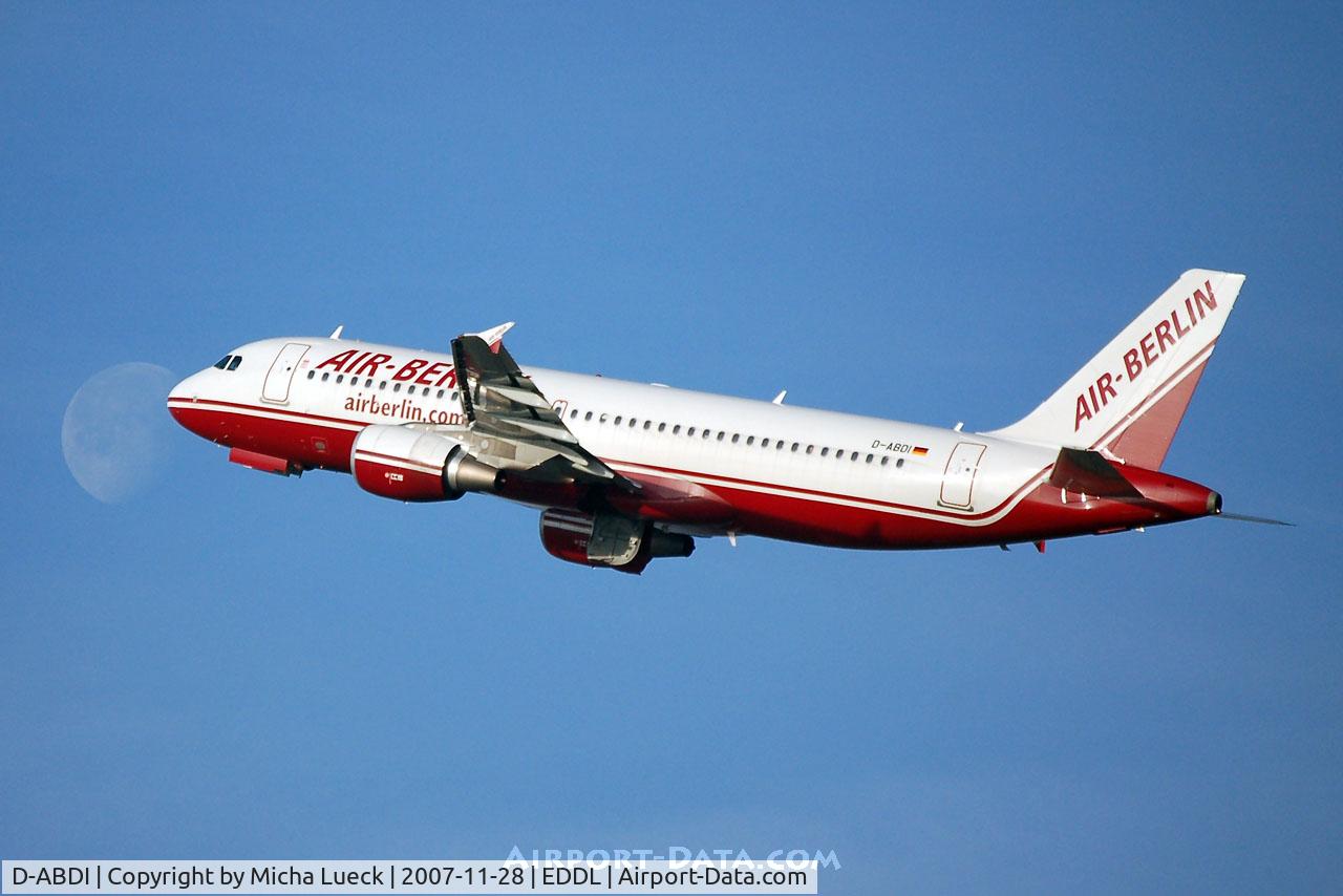 D-ABDI, 2006 Airbus A320-214 C/N 2853, Fly me to the moon.....