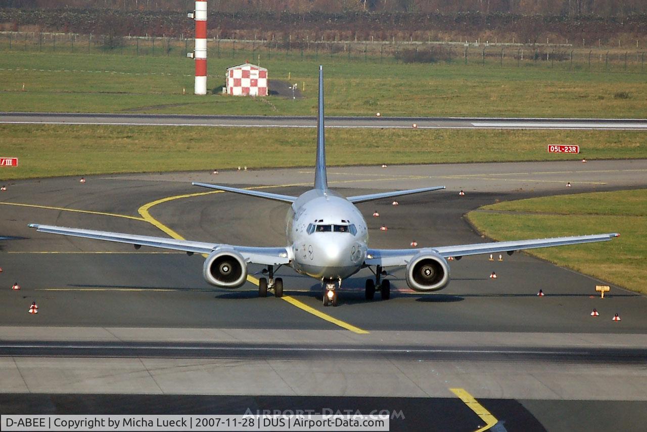 D-ABEE, 1991 Boeing 737-330 C/N 25216, Just landed