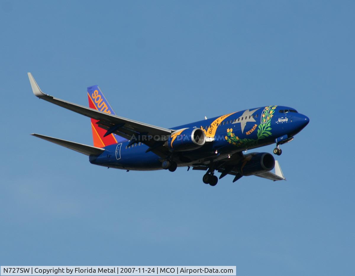 N727SW, 1999 Boeing 737-7H4 C/N 27859, Battle Born Nevada One