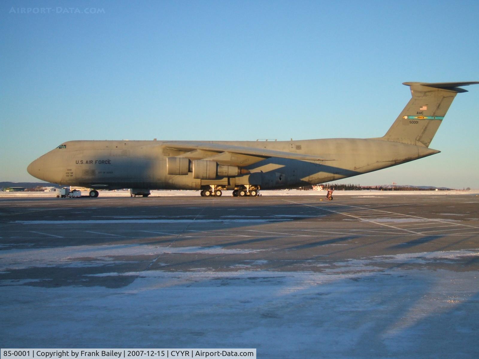 85-0001, 1985 Lockheed C-5B Galaxy C/N 500-0087, USAF Military C-5