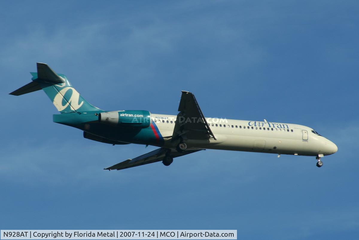 N928AT, 2000 Boeing 717-200 C/N 55076, Air Tran