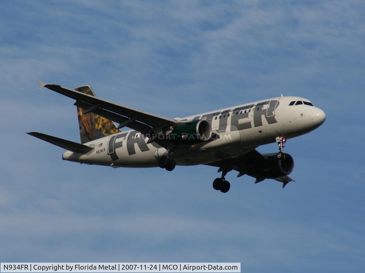 N934FR, 2004 Airbus A319-111 C/N 2287, LJ Lynx