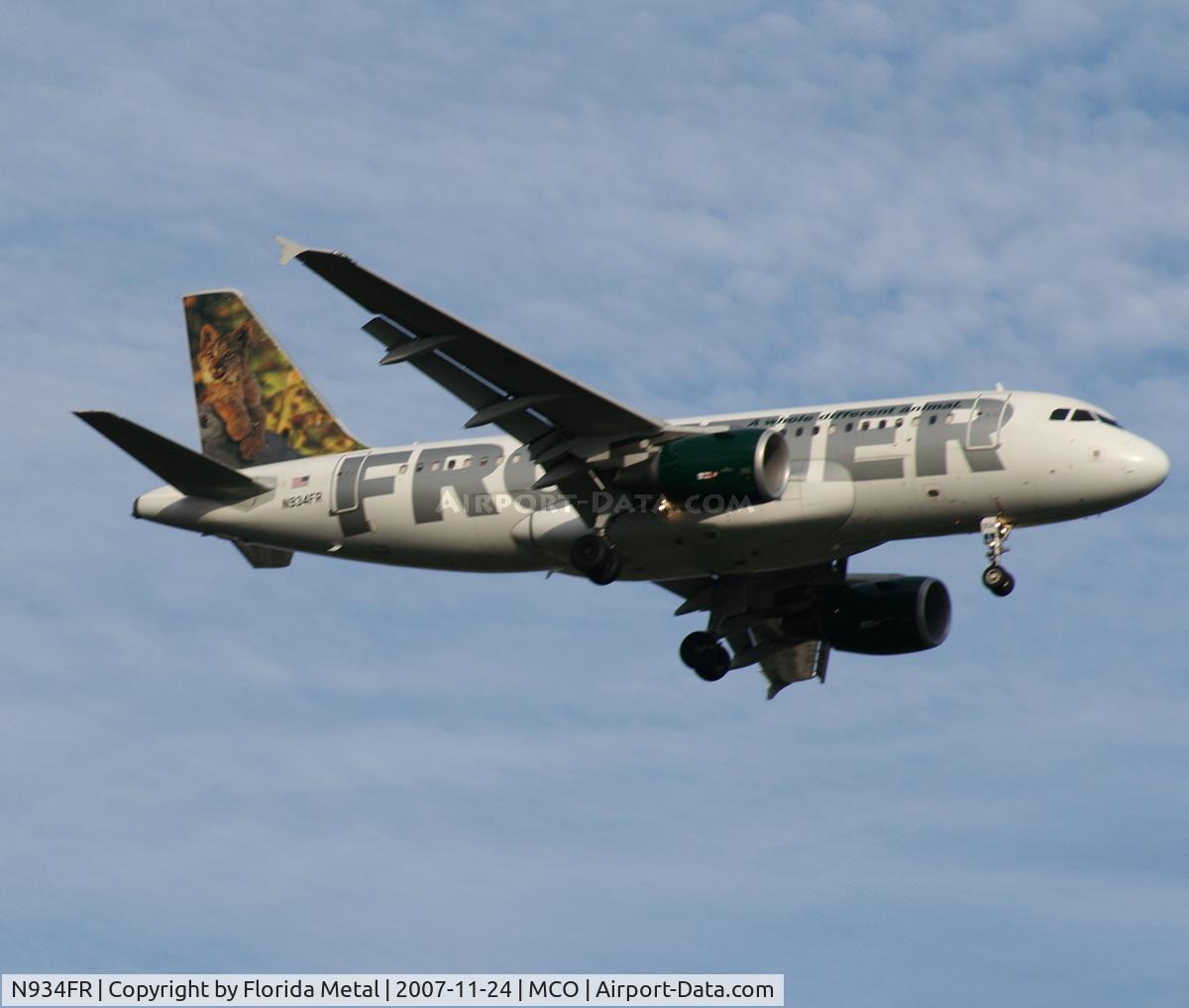 N934FR, 2004 Airbus A319-111 C/N 2287, LJ Lynx