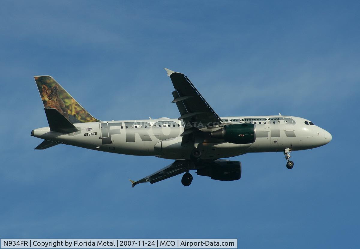 N934FR, 2004 Airbus A319-111 C/N 2287, LJ Lynx