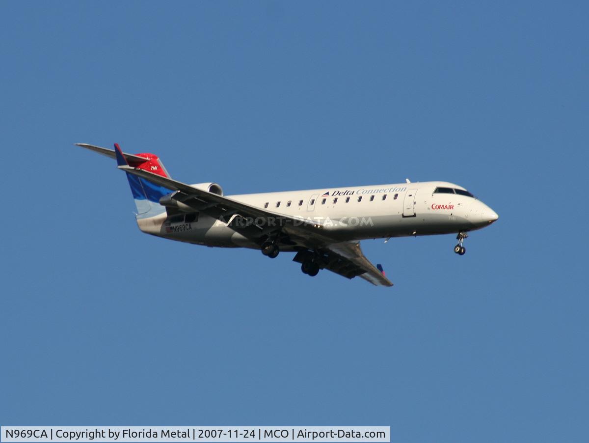 N969CA, 1996 Canadair CRJ-100ER (CL-600-2B19) C/N 7141, Comair