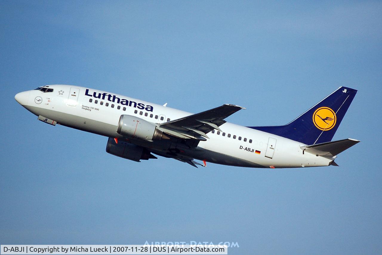 D-ABJI, 1991 Boeing 737-530 C/N 25358, Climbing out of Duesseldorf