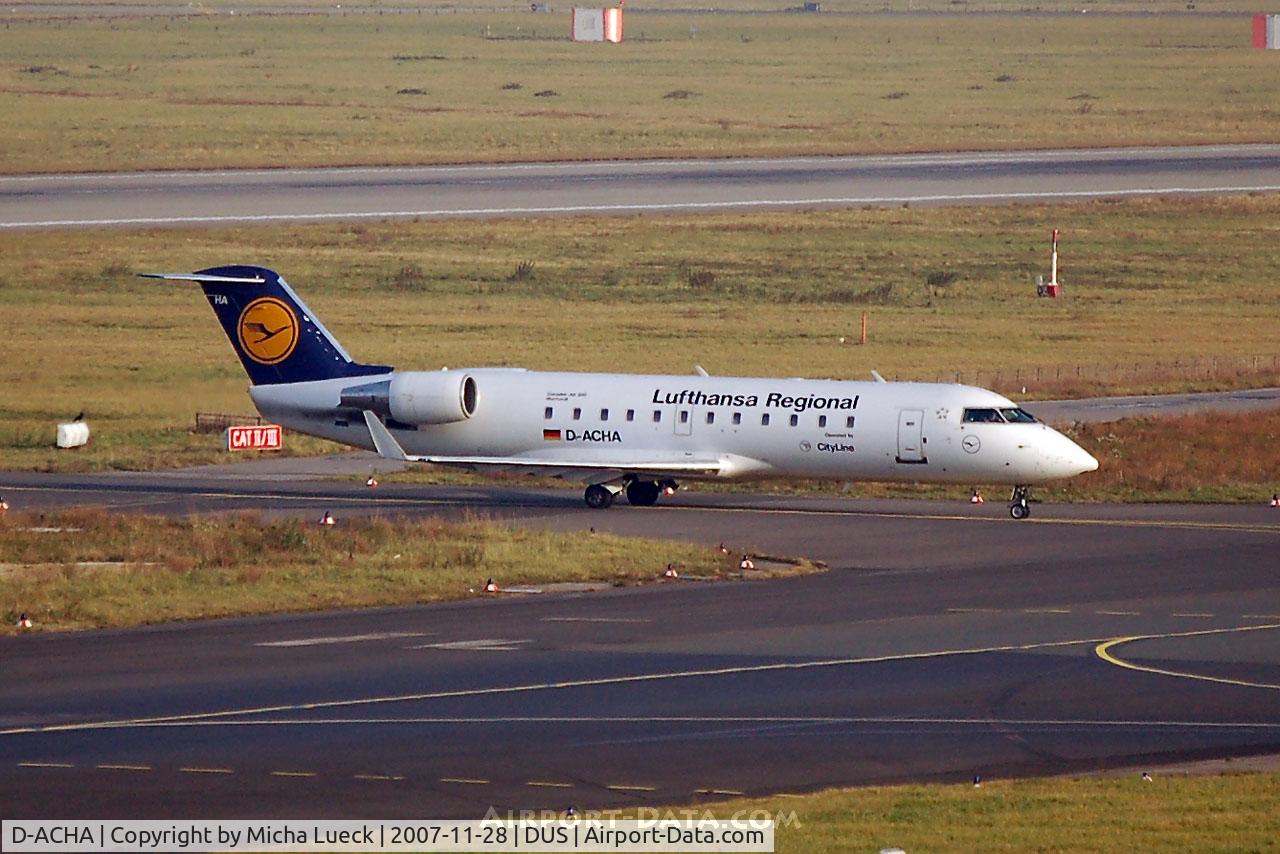 D-ACHA, 2000 Canadair CRJ-200LR (CL-600-2B19) C/N 7378, Taxiing to the gate