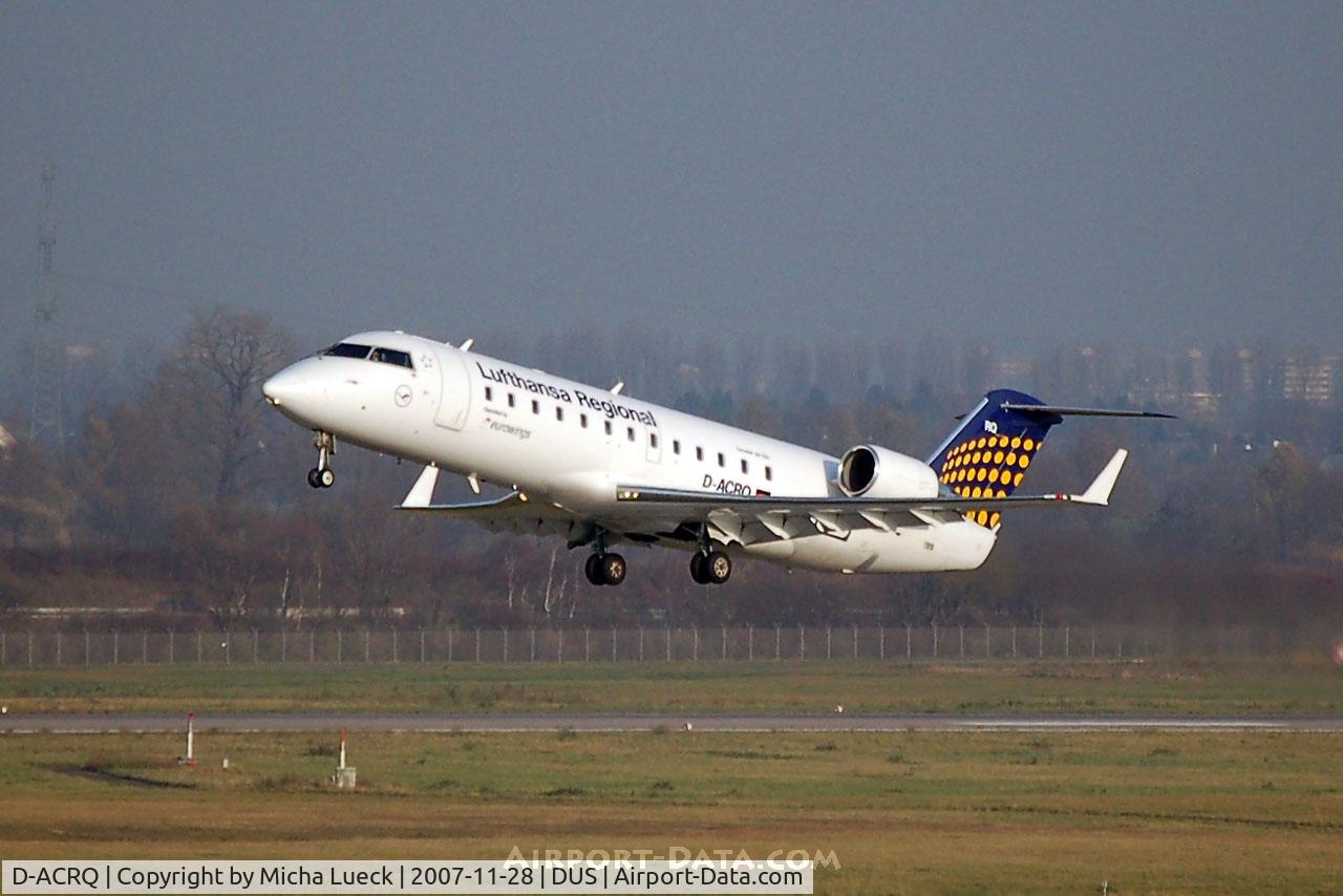 D-ACRQ, 2002 Canadair CRJ-200LR (CL-600-2B19) C/N 7629, Taking off